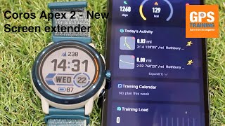 Coros apex 2  Screen Extender Screen Mirroring [upl. by Eilah]