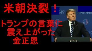 トランプの言葉に震え上がった北の独〇者 [upl. by Anihsak]