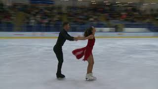 11 Lilah FEAR  Lewis GIBSON Free Dance WarsawCup2017 [upl. by Ynohtnaed326]