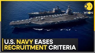 US Navy struggles to meet recruitment goals  US News  World News  WION [upl. by Harragan]