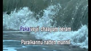 Kalabham tharaam malayalam karaoke with synchronized lyrics for singing by D Sudheeran [upl. by Arimay]