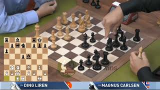 DING LIREN VS MAGNUS CARLSEN  Blitz Chess [upl. by Cookie179]