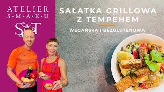 Sałatka z tempehem  wegańskie i bezglutenowe  Atelier Smaku 405 [upl. by Mosira]