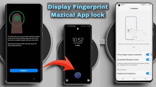 Display Fingerprint Mazical Animation App Lock 🔐 All Android Smartphones 2024 🔥 New Update 😱 [upl. by Bocaj]