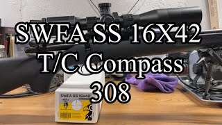 SWFA SS 16X42 For The TC Compass 308 [upl. by Krigsman]