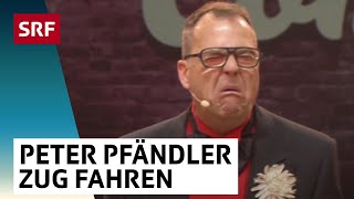 Peter Pfändler über das Leben im Zug  Das Zelt – Comedy Club  SRF [upl. by Repohtsirhc]