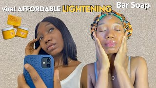 quotTHE BEST AFFORDABLE LIGHTENING SOAP YOURE NOT USINGquot🌸 [upl. by Cottrell]