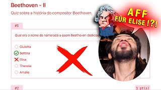 EU SEI TUDO SOBRE BEETHOVEN   Franz Ventura [upl. by Einahpet]