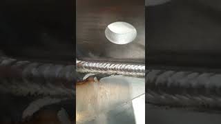 Mig welding aluminium fillet weld size 8 [upl. by Alia]