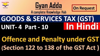 Offence and Penalty under GST in hindi  Offence kya hota hai GST me Penalty Kya hota hai GST me [upl. by Joellen]