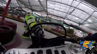 RidingSchool Lukas Pesek  OnBoard  Ohvale 160cc  KartCentrum  Crash [upl. by Rachel]