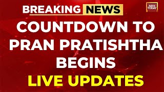 Ram Mandir Pran Pratishta News LIVE  Ram Mandir Ayodhya LIVE  Ram Mandir News LIVE [upl. by Gaylord722]