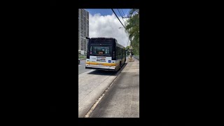 Thebus Honolulu Route 542 Kalauao Pearlridge Skyline Station Nova LFS Bus 222 Part 2 [upl. by Erin]