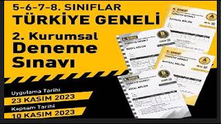 Hız Yayınları Deneme 8 Sınıf Cevap Anahtarı 2023 2024  Hız Yayınları Kurumsal Deneme 2 LGS 2024 [upl. by Nawyt]