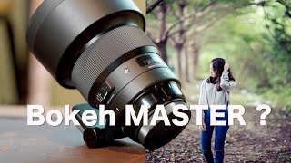 SIGMA 105MM F14 Art  Overstated Or a real “Bokeh Master” [upl. by Herrle]