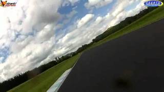 Issoire circuit  Trajectoire Moto commenté  ZX10R 2011 Promosport [upl. by Hy576]