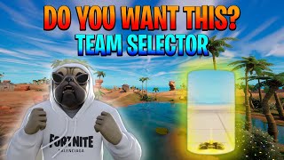 How To Make A Team Selector In Fortnite Creative [upl. by Ettennahs]