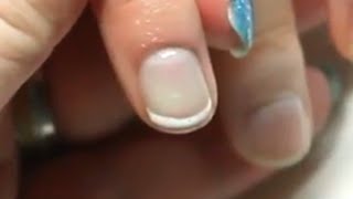 GelPolish French Manicure Application [upl. by Stace137]