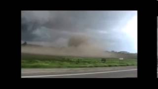 Storm Stories Tornado tosses car [upl. by Goldston747]