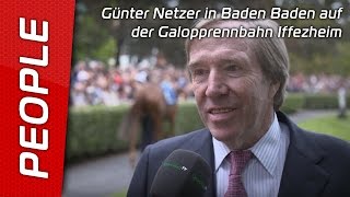 Günter Netzer in Baden Baden auf der Galopprennbahn Iffezheim [upl. by Novyert210]