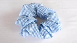 How to Make a Scrunchie  DIY Scrunchies  Sewing Scrunchies [upl. by Northrup]