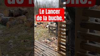 Le lancer de la buche Feat LouisGiS LancerDeLaBuche DéfiOutdoor LancerParfait [upl. by Asetal987]