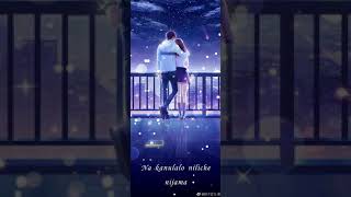 Na manasuni thake swarama song  whatsapp status video telugu [upl. by Maillil110]