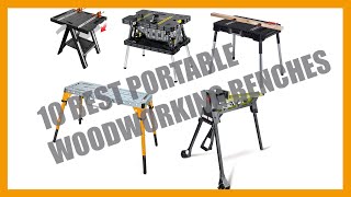 10 Best Portable Woodworking Benches  Portable Workbenches [upl. by Yousuf]