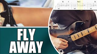 Fly Away  Lenny Kravitz  Bass cover with tabs 74 [upl. by Ycinuq]