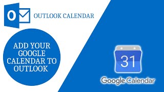 Microsoft Outlook  Add Google Calendar into Outlook [upl. by Cline746]