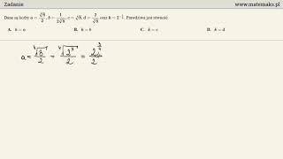Matura rozszerzona  zadanie 1 [upl. by Regnij]