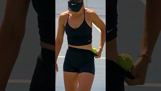 Paula badosa amp Aryna Sabalenka at practice badosa sabalenka tennis [upl. by Kessia]