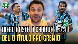 🔵 CRAQUE DO CAMPEONATO DIEGO COSTA DEU O TÍTULO PARA O GRÊMIO [upl. by Enenej]