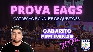 Concurso Aeronáutica PROVA EAGS 2024  CORREÇÃO E ANÁLISE GERAL [upl. by Nybbor420]