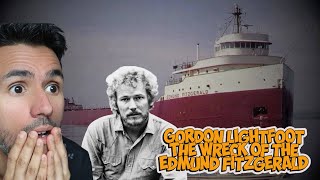 Gordon Lightfoot  The Wreck Of Edmund Fitzgerald  FIRST TIME HEARING REACTION [upl. by Bondon]