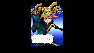 Yugioh Duel Links  Playmaker XYZ summon Firewall eXceed Dragon [upl. by Marco]