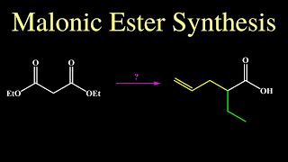 Malonic Ester Synthesis [upl. by Dygall]