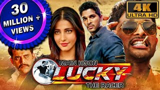 मैं हूँ लक्की द रेसर 4K ULTRA HD Allu Arjun Superhit Action Hindi Movie श्रुति हासन ब्रह्मानंदम [upl. by Mccahill]