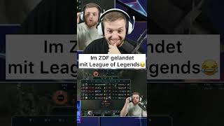 Im ZDF gelandet mit League of Legends😂 [upl. by Nylodnewg]