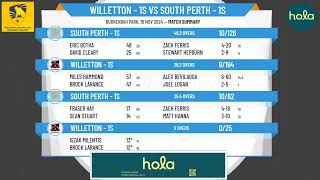 Willetton  1s v South Perth  1s [upl. by Anatsirhc]