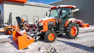 Kubota Grand L3560 amp KConnect Snowblower [upl. by Durno]