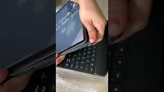 Goojodoq Ipad keyboard case  129  Ipad pro  Unboxing  ASMR [upl. by Eerahs]