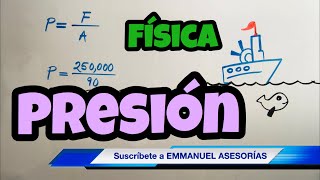 EJERCICIOS DE PRESIÓN 🎈 Fórmula de la PRESIÓN 🏸 bien fácil 🚦 Problemas de FÍSICA [upl. by Ysabel544]