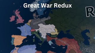 Great War Redux WW1 Timelapse  HOI4 Timelapse [upl. by Aihsemak]