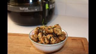 Tefal Actifry 2 in 1 Buttery Garlic Mushrooms [upl. by Ynattib833]