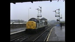 British Rail 1997Castleford amp Knottingley with class 09 37 56 141 amp 144 [upl. by Genni]