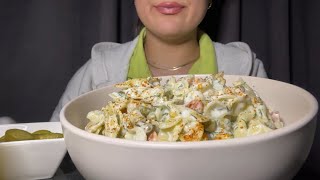 ASMR  MAKARNA  MAKARNA SALATASI  TÜRKÇE ASMR  TURKISH ASMR [upl. by Tegdirb]