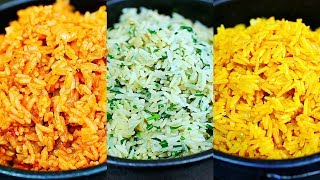 3 Amazing Rice Recipes  Easy Rice Side Dishes [upl. by Price]