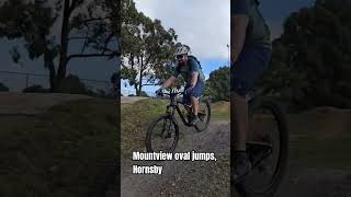 Mountview oval jumps in Hornsby mtb mountainbiking mtbjumps mtblife [upl. by Wes]