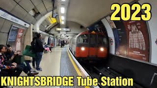 KNIGHTSBRIDGE Tube Station 2023 [upl. by Sauder197]